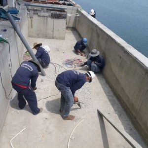 Chống thấm tại bể bơi LAGUNA