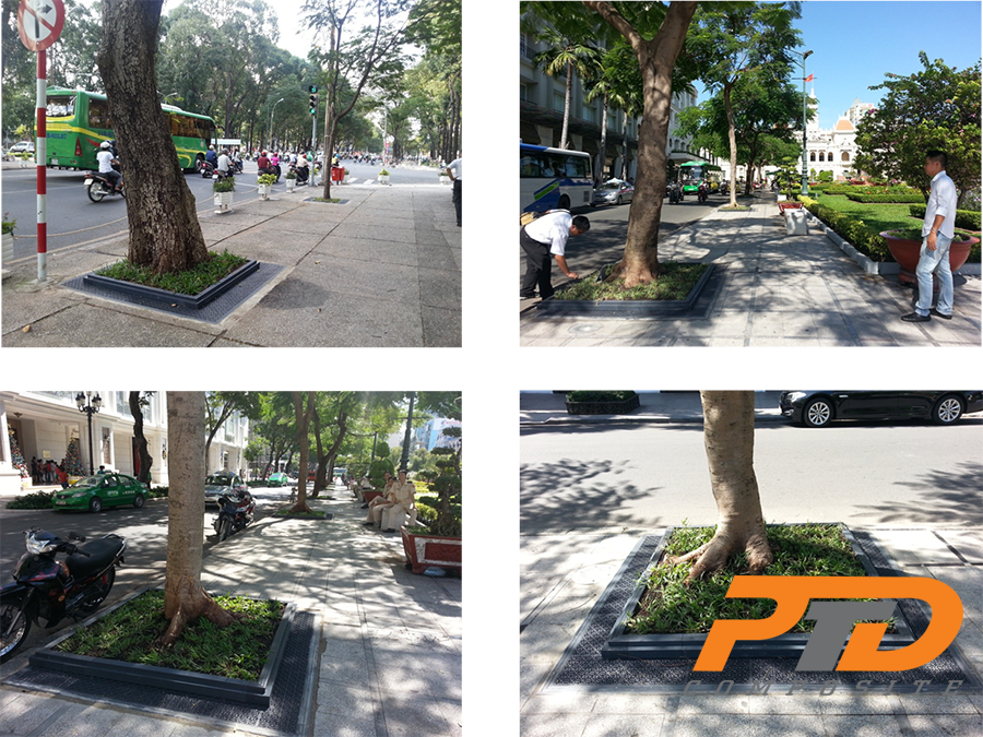 LƯỚI BẢO VỆ GỐC CÂY COMPOSITE